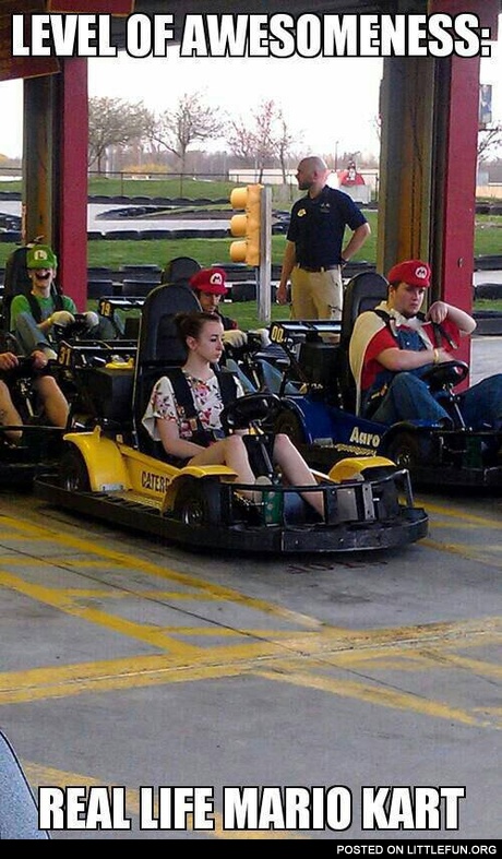 Real life Mario kart