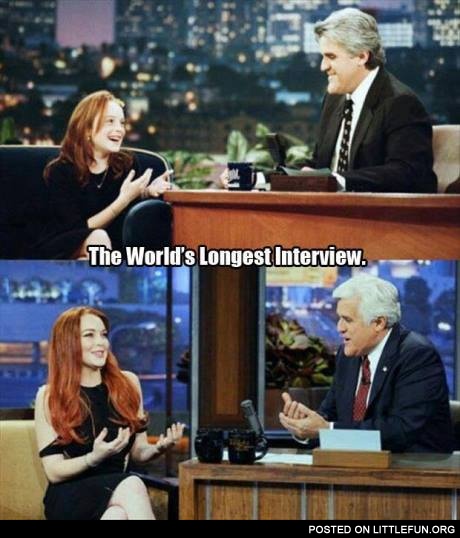 The world's longest interview