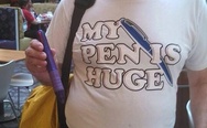 My pen is huge, T-shirt