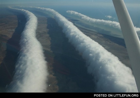Morning Glory Clouds in Australia