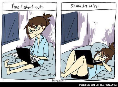 Me with laptop