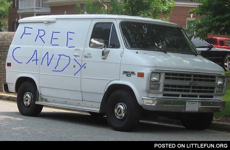 Free candy van
