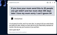 If you love your mom