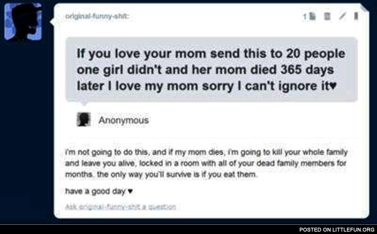 If you love your mom