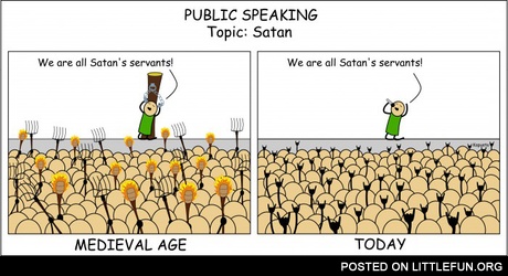 Public speaking, topic: Satan