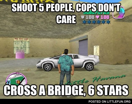 Shoot 5 people, cops don't care
