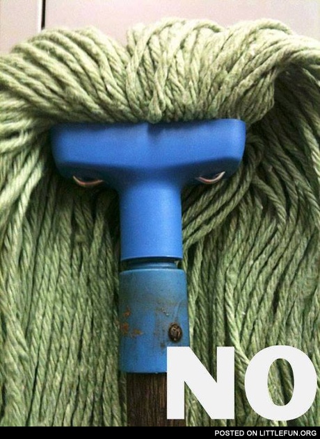 No. Mop.