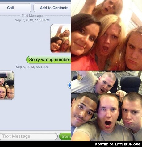 Sorry, wrong number