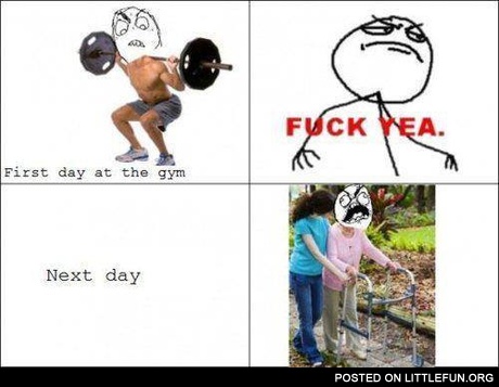 First day at the gym