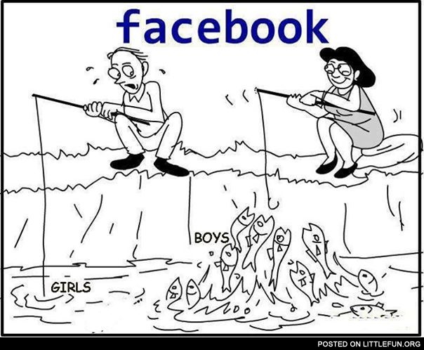 Boys and girls on fb
