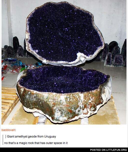 Giant amethyst geode from Uruguay