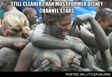 Still cleaner than most former Disney channel stars
