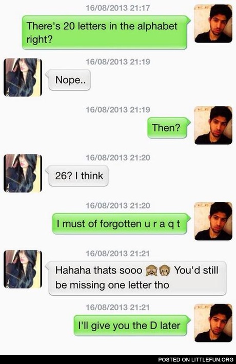 I'll give you the D later