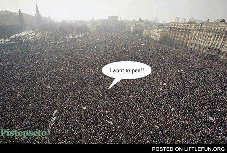 I want to pee