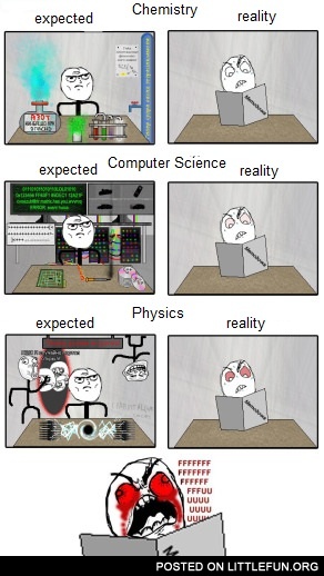 Science: expectation vs. reality