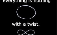 Everything is nothing with a twist