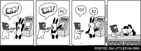 Buni at the ATM