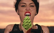 Miley Cyrus and ice cream