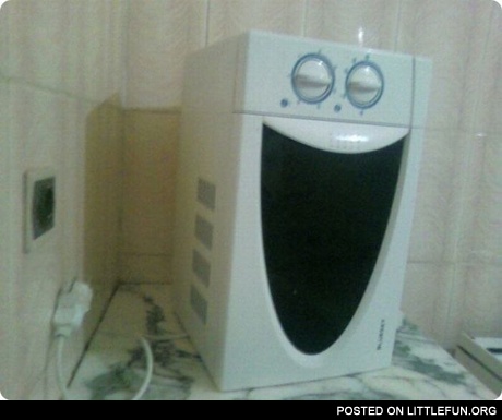 Happy microwave