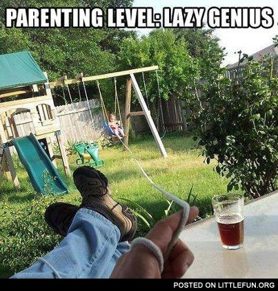 Parenting level: lazy genius
