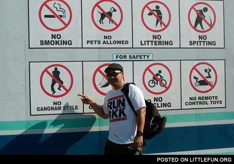 No gangnam style