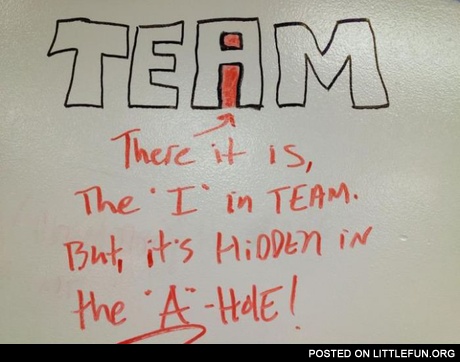 The I in team
