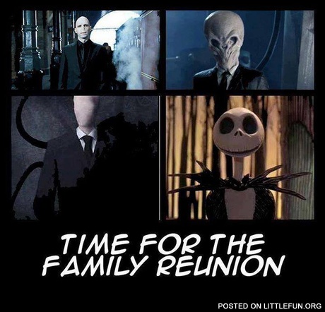 Time to the family reunion