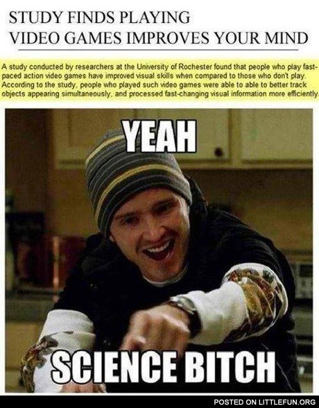 Study finds playing video games improves your mind