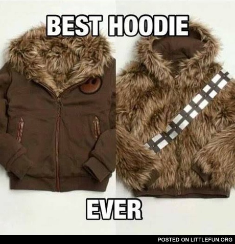 Chewbacca jacket coat. Best hoodie ever.