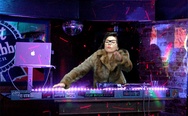 Scarlett Johansson as DJ, Skrillex style