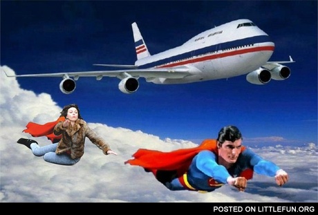 Scarlett Johansson and Superman