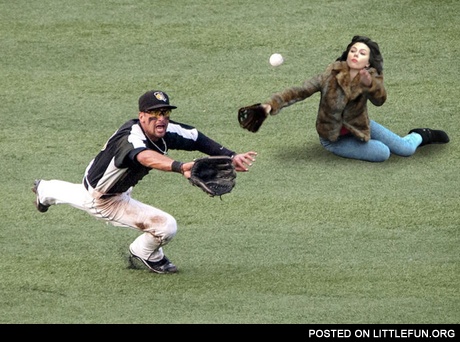 Scarlett Johansson playing baseball