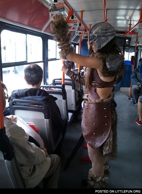 Meanwhile in Slovakia. Skyrim girl.
