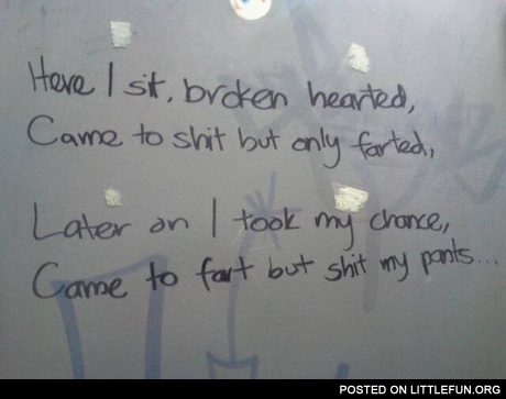 Toilet poetry
