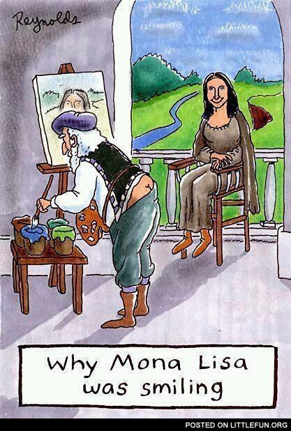 Why Mona Lisa was smiling
