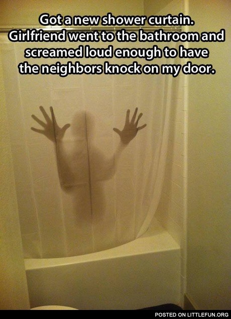 Got a new shower curtain