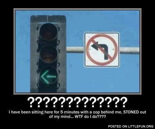 Traffic sign vs. traffic light