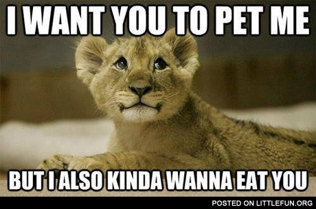 I also wanna eat you