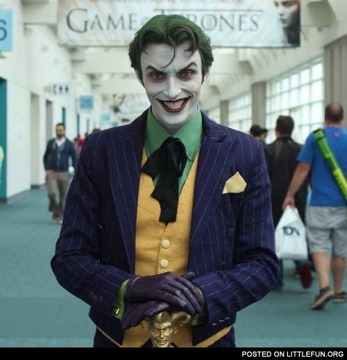 Awesome Joker cosplay