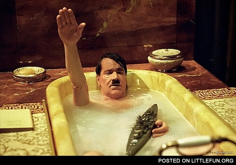 Hitler in the bathtub