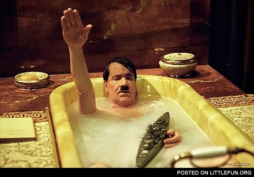 Hitler in the bathtub