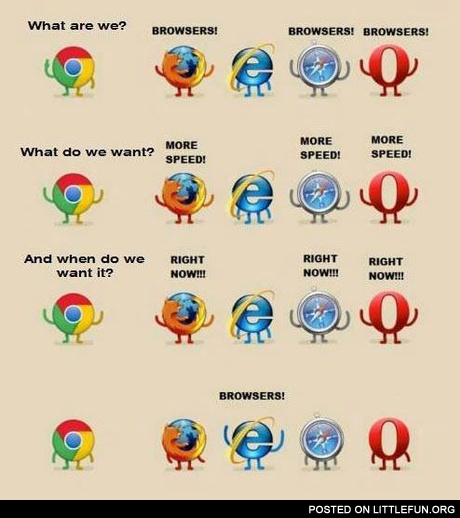 What are we? Browsers!