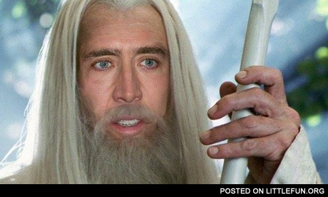 Nicolas Cage Gandalf