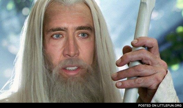 Nicolas Cage Gandalf