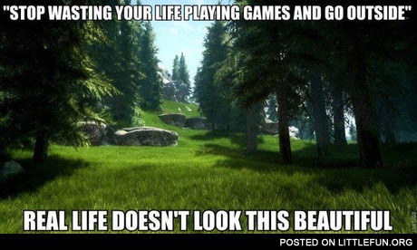 Real life doesn't look this beautiful