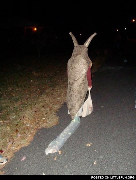 Snail costume