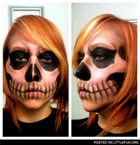 Skull makeup