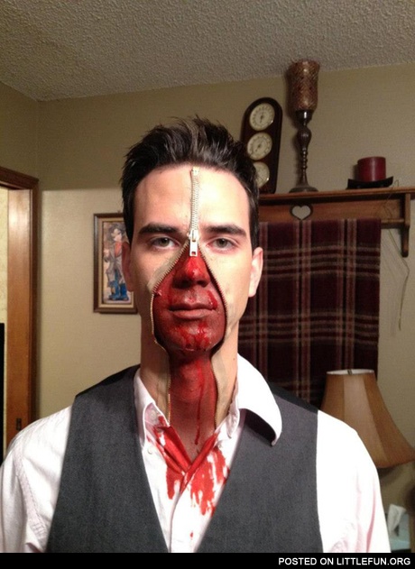 Halloween costume level: Horrifying