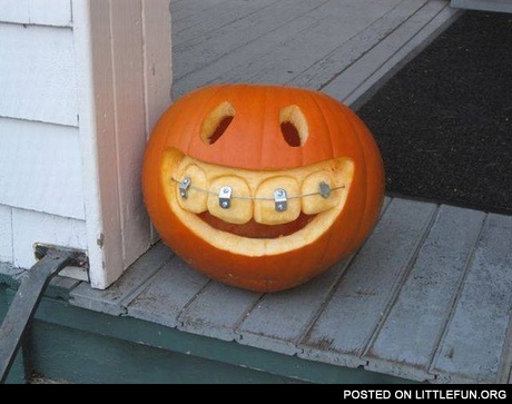 Pumpkin and braces