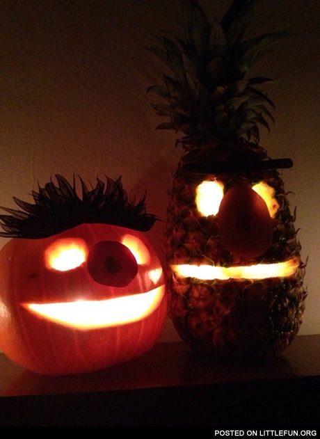 Halloween pineapple